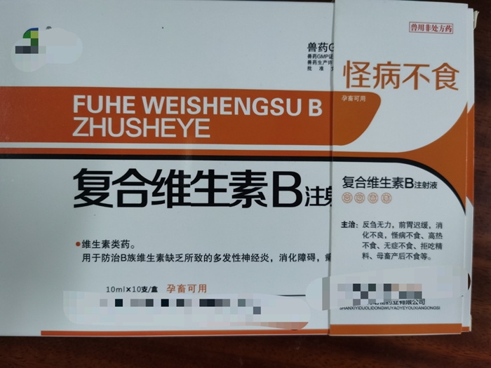 复合维生素B注射液--用于多发性神经炎，消化障碍，癞皮病，口腔炎等