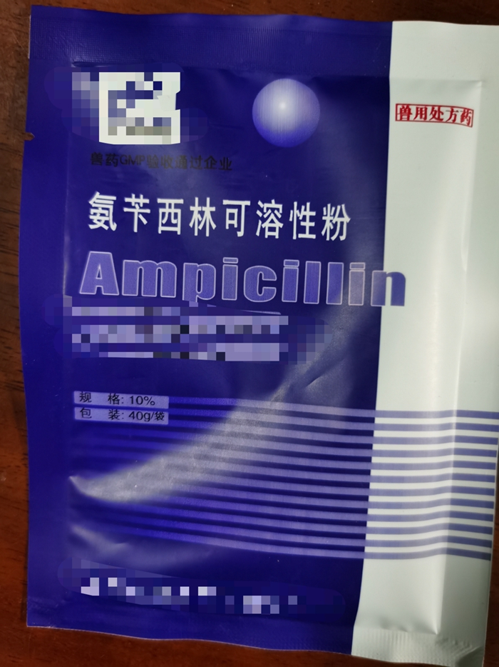 氨苄西林可溶性粉--用于治疗鸡敏感菌引起的感染性 疾病